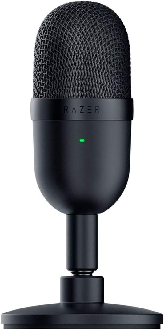 Lynxx Seiren Mini USB Condenser Microphone: for Streaming and Gaming on PC - Professional Recording Quality - Precise Supercardioid Pickup Pattern - Tilting Stand - Shock Resistant - Classic Black